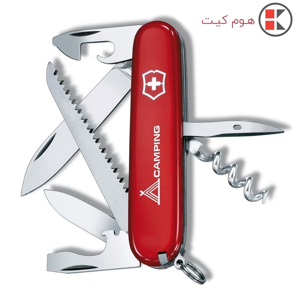 چاقو چندکاره ویکتورینوکس Victorinox_Camper Campi Red_ 1.3613.71 — تصویر ۳