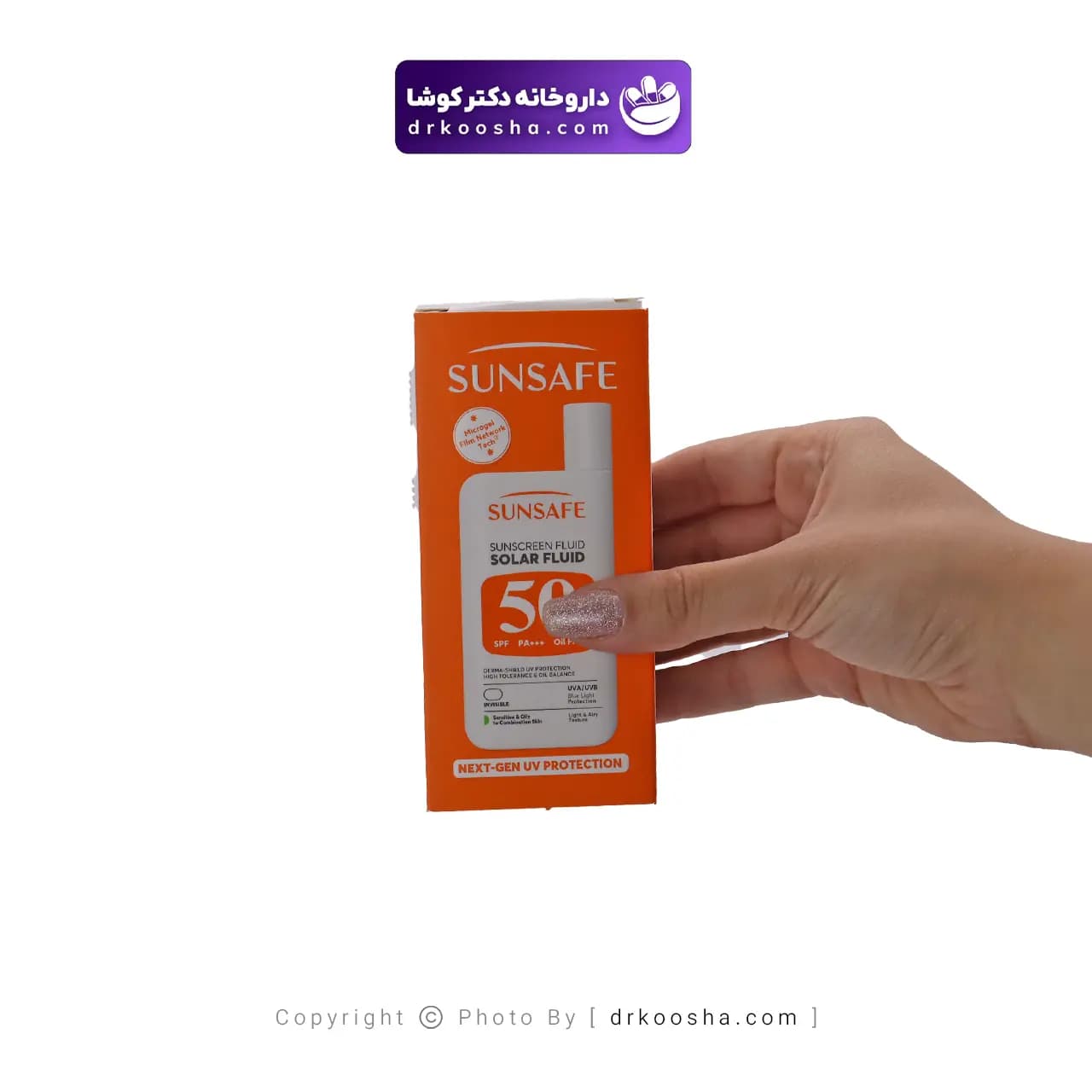 ضد آفتاب سولار فلوئید SPF50 سان سیف — تصویر ۸