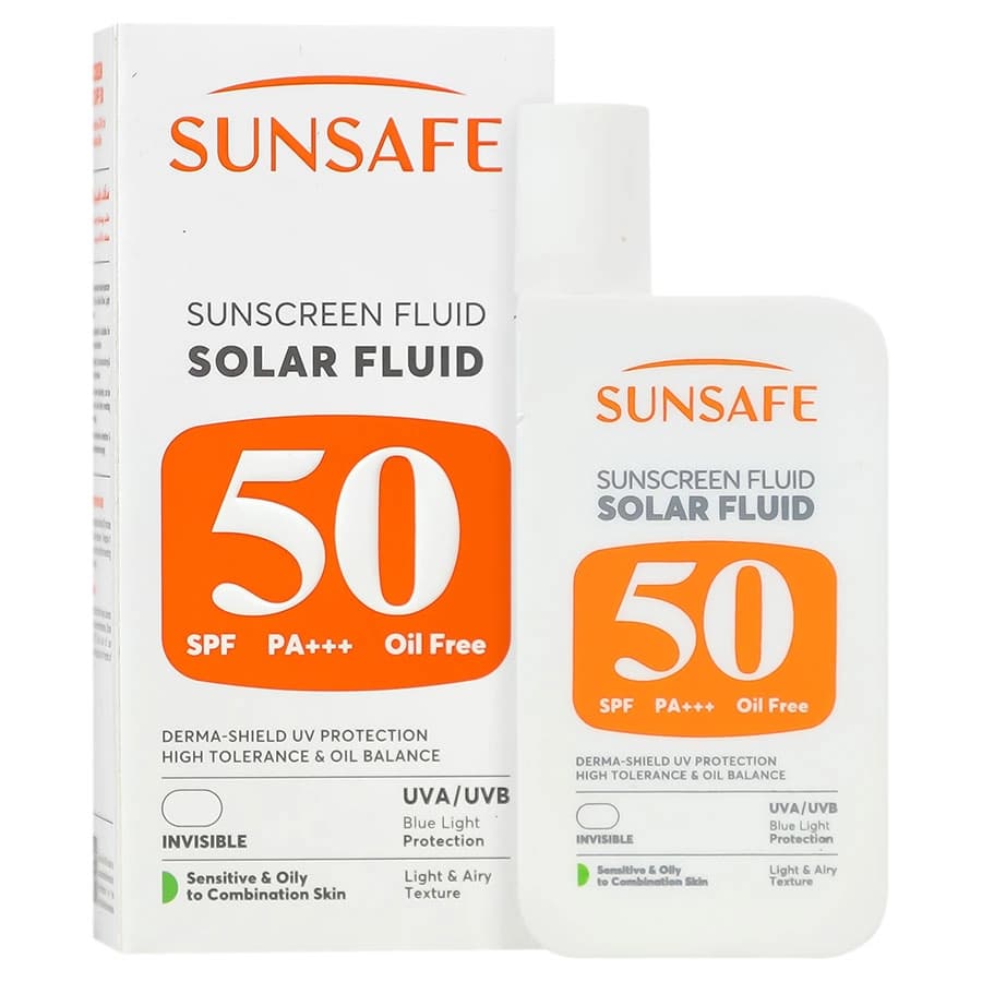 ضد آفتاب سولار فلوئید SPF50 سان سیف — تصویر ۳