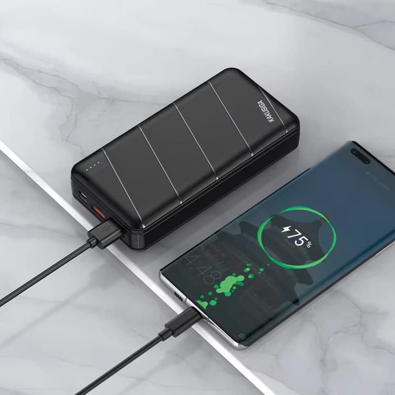 پاوربانک kakusiga KSC-1086 Juxing Series با ظرفیت 20000 میلیآمپر — تصویر ۴