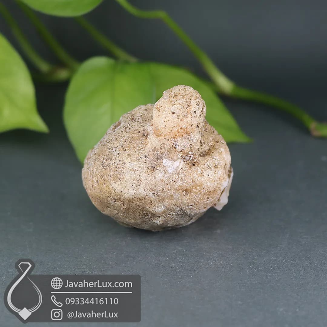 سنگ طبیعی عقیق ژئود سفید مناسب سنگ درمانی _ کد 401072 — تصویر ۵