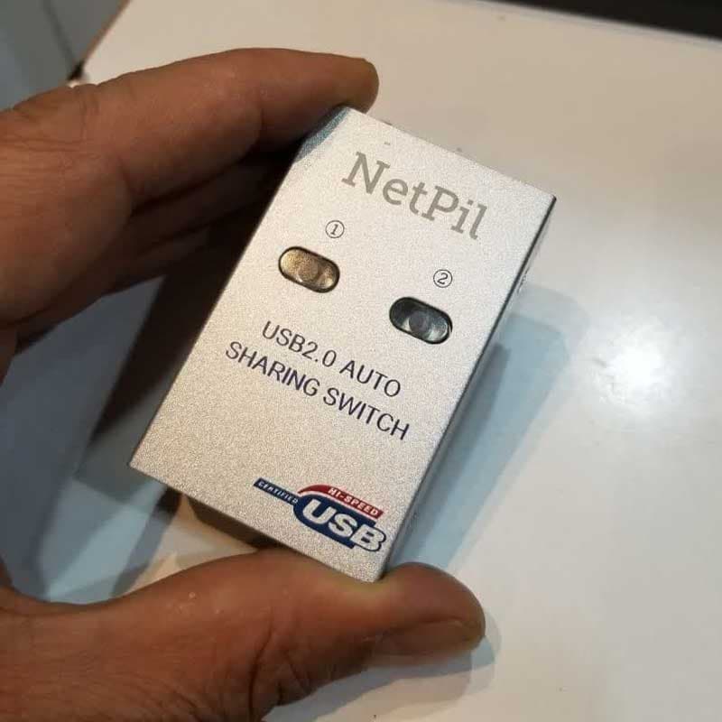 هاب سویچ 2 پورت پرینتر نت پیل مدل SWH12 — تصویر ۳