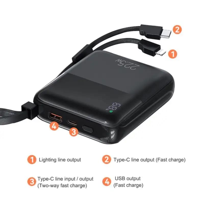 پاور بانک فست شارژ usams مدل CD186