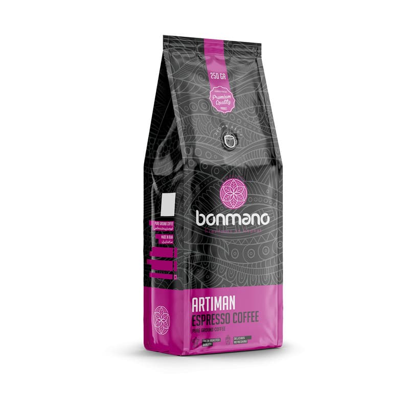 پودر قهوه بن مانو مدل آرتیمان Bonmano-Artiman-Espresso Coffee -250 gr
