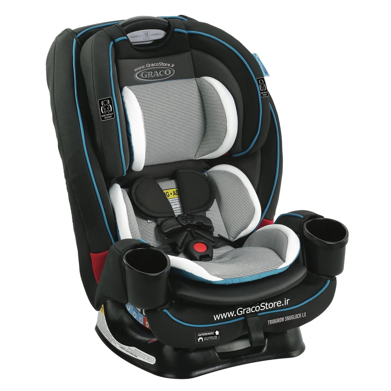 صندلی ماشین گراکو مدل TrioGrow Snuglock LX Thatcher — تصویر ۸