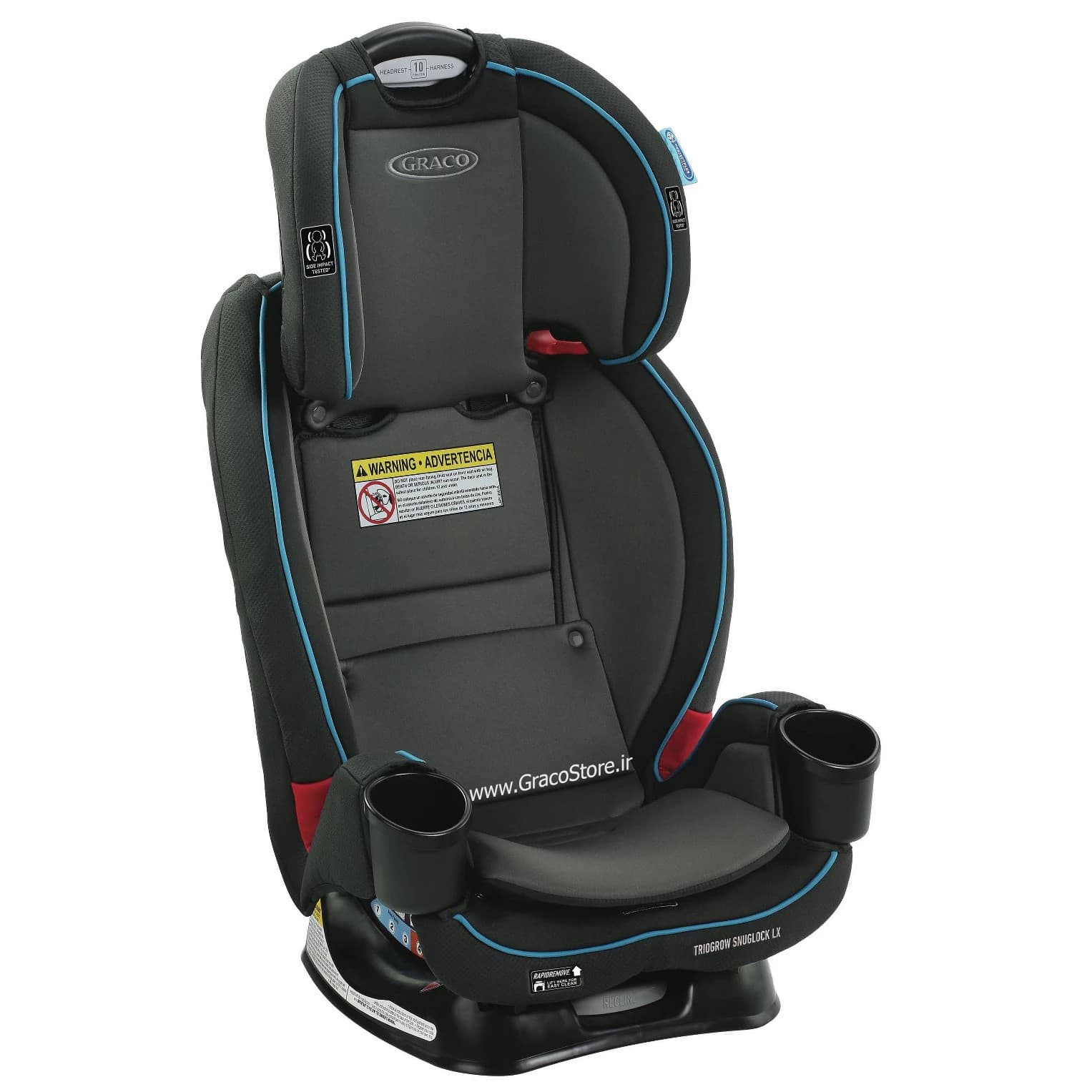 صندلی ماشین گراکو مدل TrioGrow Snuglock LX Thatcher — تصویر ۵