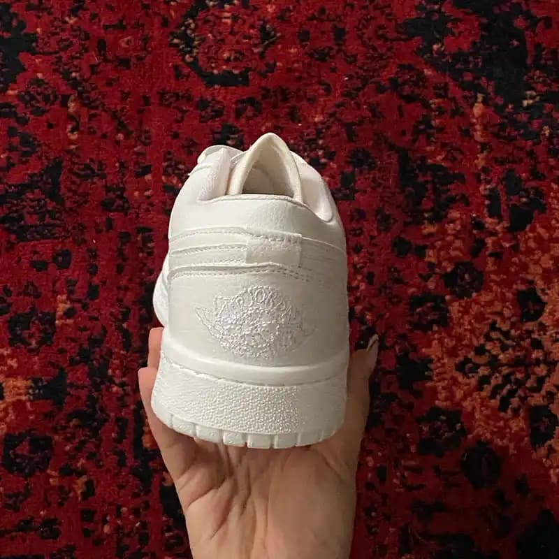 نایک ایر جردن وان ساق کوتاه سفید تمام — تصویر ۱۰