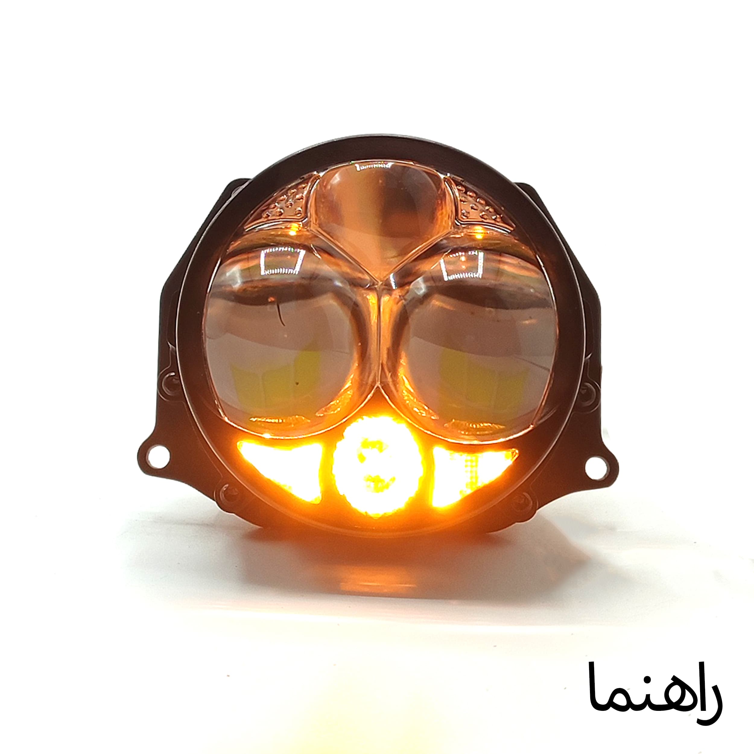 لنز چراغ خودرو BI-LED دیلایت دار برند زیمر مدل LION KING — تصویر ۷