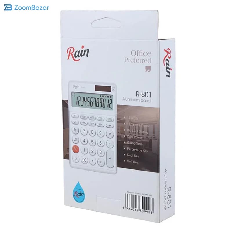 ماشین حساب رین مدل R-801 — تصویر ۵