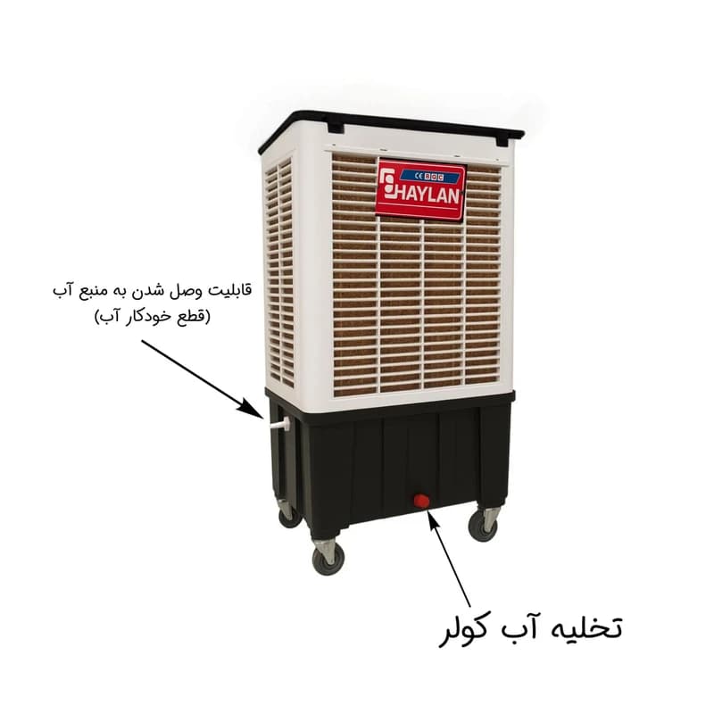 کولر آبی سلولزی 34000 هایلان مدل 34000 — تصویر ۴