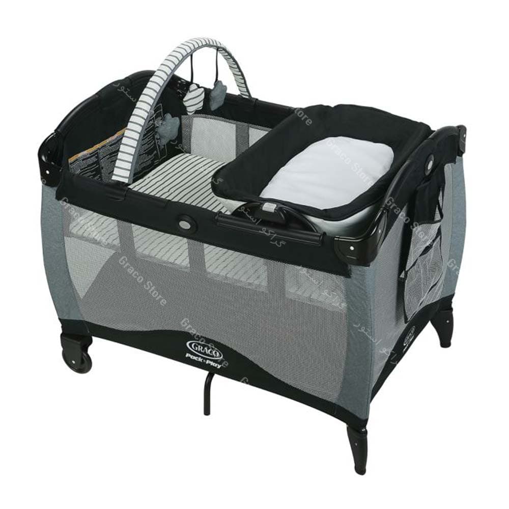 تخت و پارک گراکو مدل Pack ‘n Play Playard Reversible Napper and Changer LX Holt — تصویر ۹