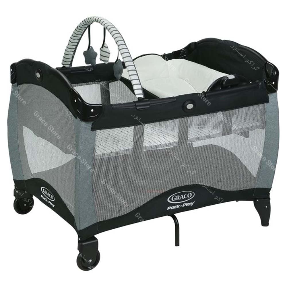 تخت و پارک گراکو مدل Pack ‘n Play Playard Reversible Napper and Changer LX Holt — تصویر ۴