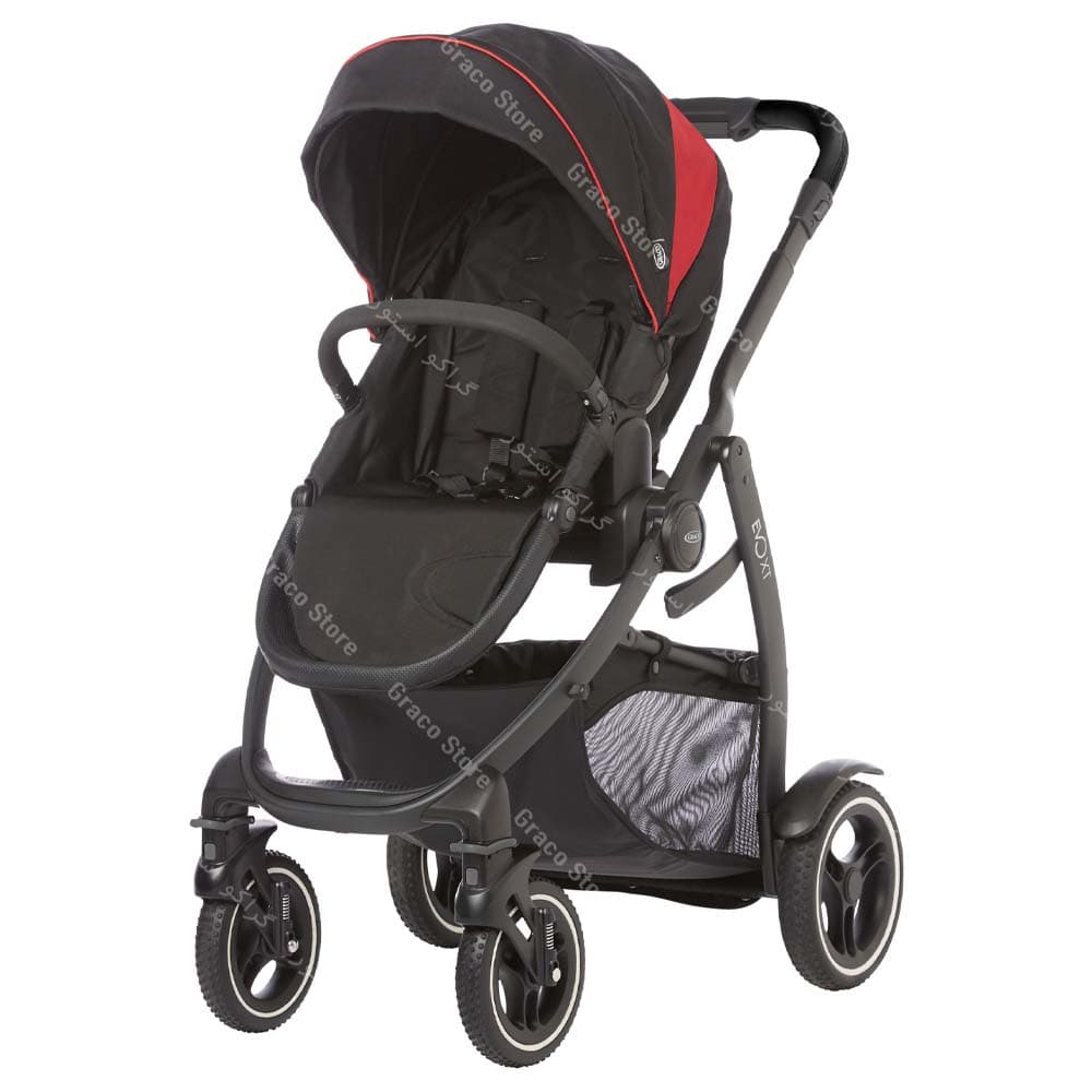 سرویس کالسکه گراکو مدل Evo XT Black Red — تصویر ۲