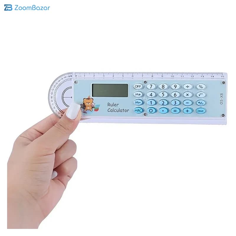 ماشین حساب فانتزی طرح خط کش OS-X8 — تصویر ۶