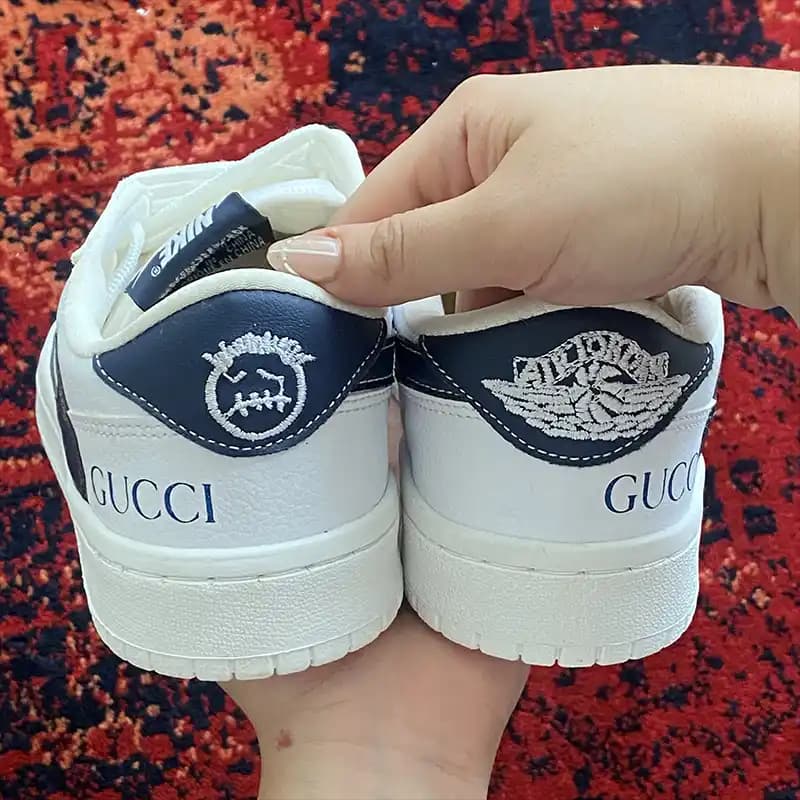 جردن ترویس گوچی سفید سرمه ای — تصویر ۱۲