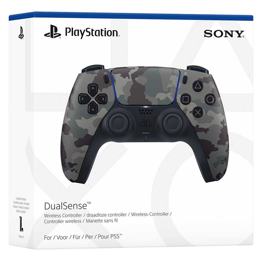 دسته پلی استیشن 5 – DualSense Wireless Controller Grey Camouflage — تصویر ۲