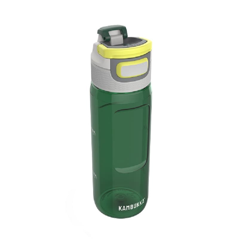 قمقمه دکمه دار تلقی کامبوکا Kambukka-Olive Green-Elton-750ml — تصویر ۲