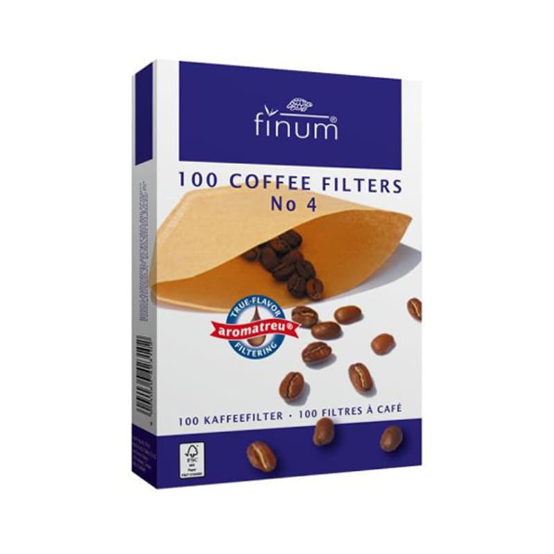 فیلتر قهوه فینوم Finum سایز 4 بسته 100 عددی — تصویر ۵
