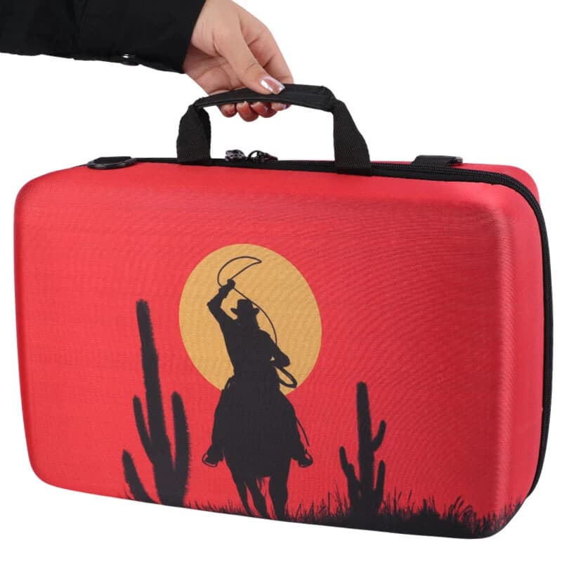 کیف کنسول بازی PS5 Slim طرح Red Dead Redemption — تصویر ۹