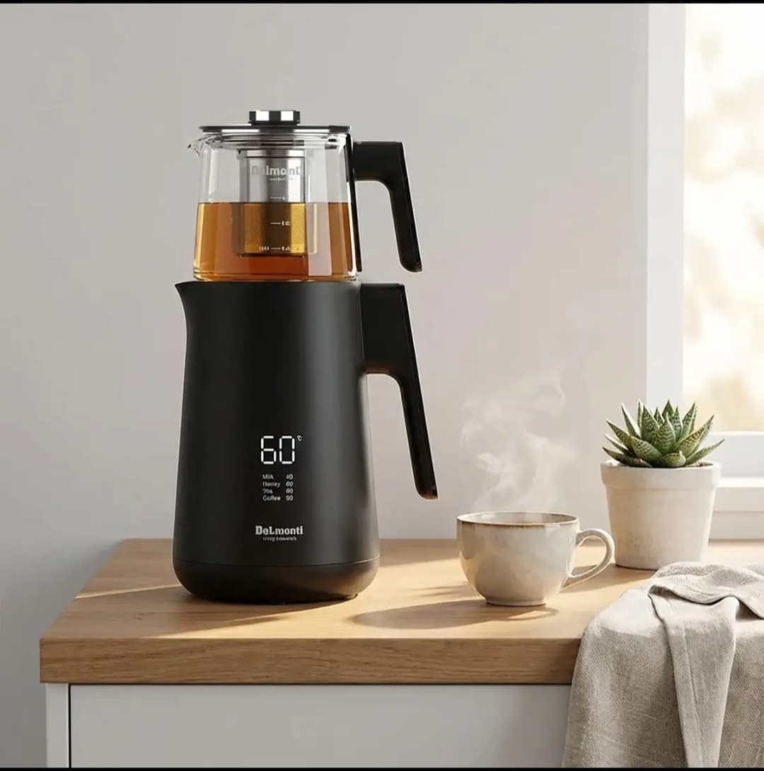 چای‌ساز روی‌هم دلمونتی مدل DL-410 — تصویر ۴