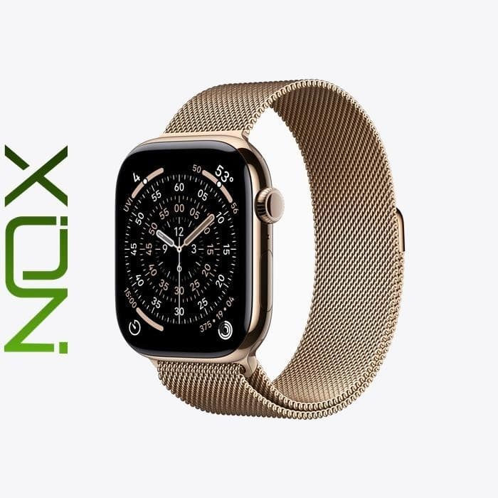 اپل واچ سری ۱۱ تیتانیوم ۴۶ میلی‌متری بند میلانس لوپ ۲۰۲۵ — تصویر ۵