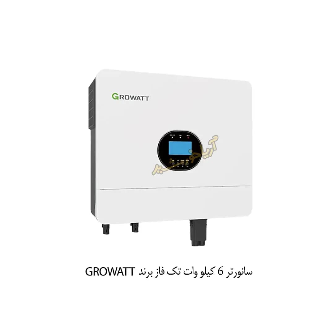 سانورتر 6KW برند Growatt مدل SPF 6000 Es Plus — تصویر ۲