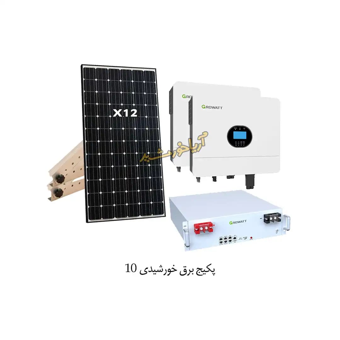 پکیج برق خورشیدی با انرژی 40000WH ولتاژ 220V-AC شماره 10