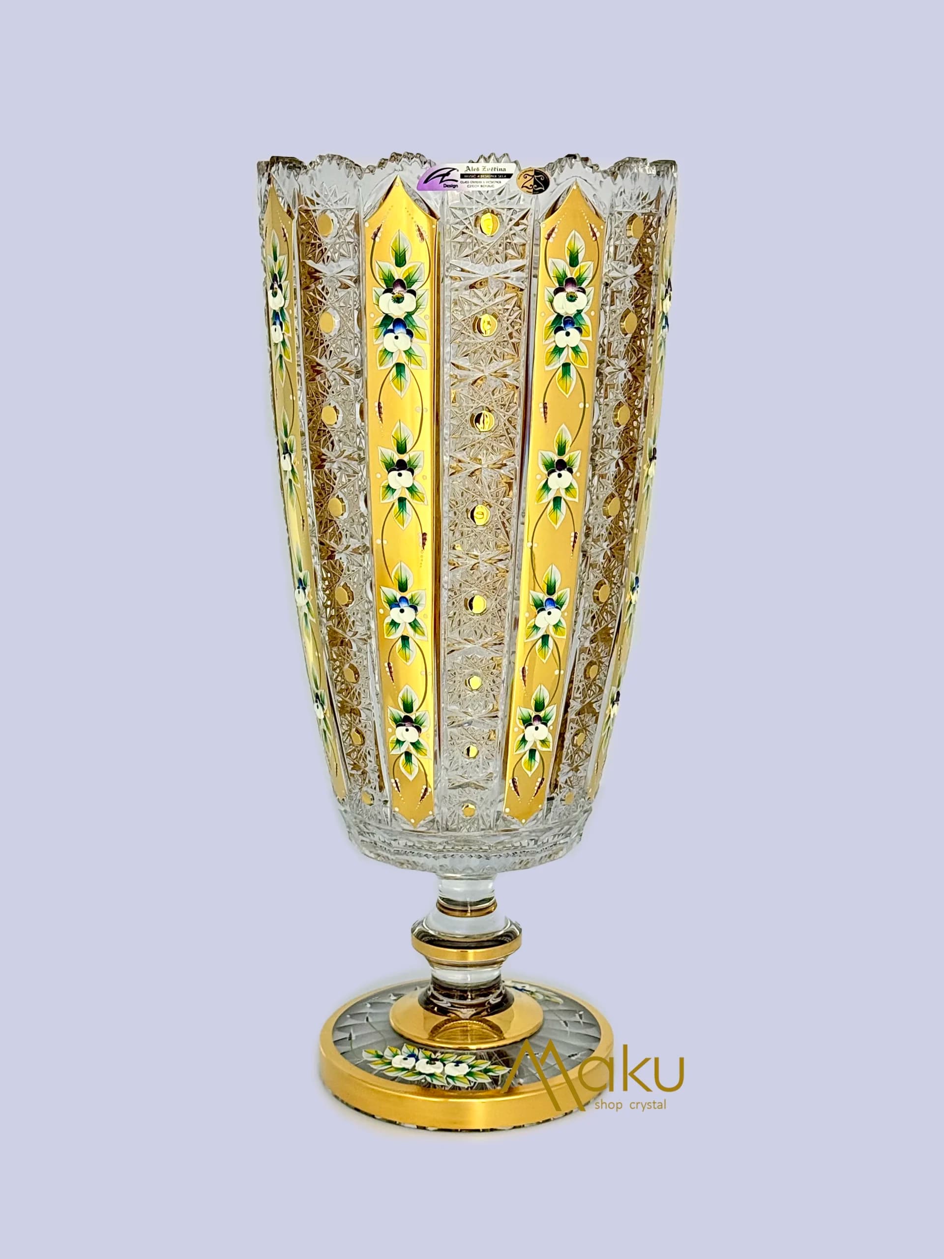 گلدان پیتل پایه دار 560 براق آلیش — تصویر ۲