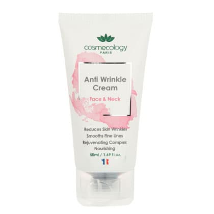 کرم ضد چروک و جوان کننده صورت و گردن کاسمکولوژی مدل grape حجم 50 میلی لیتر cosmecology