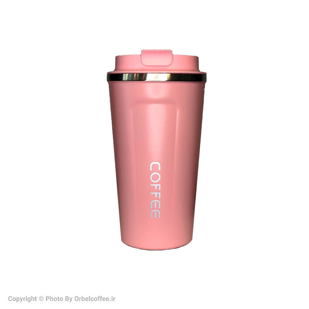 تراول ماگ طرح Coffee صورتی ظرفیت 500 میلی لیتر — تصویر ۷