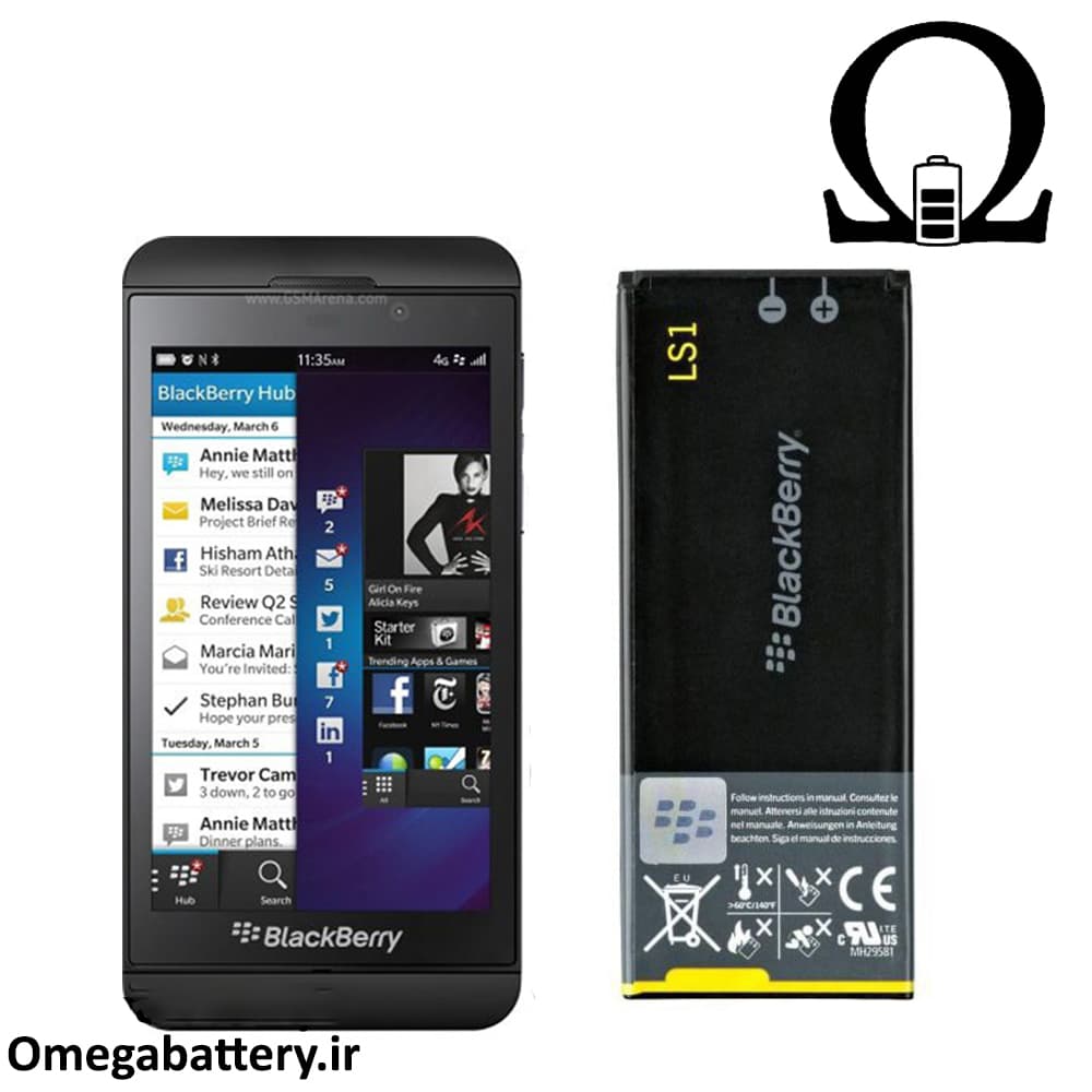 باتری اصلی گوشی BlackBerry Z10 – LS1 — تصویر ۳