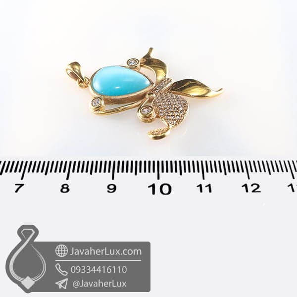 گردنبند نقره زنانه چشم گربه _ کد : 100785 — تصویر ۴