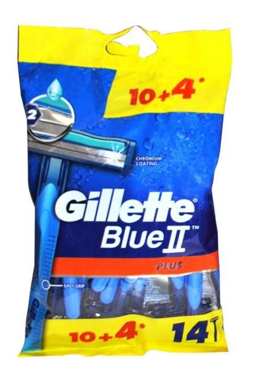 خودتراش ژیلت مدل Blue 2 plus(بسته ۱۴ عددی)