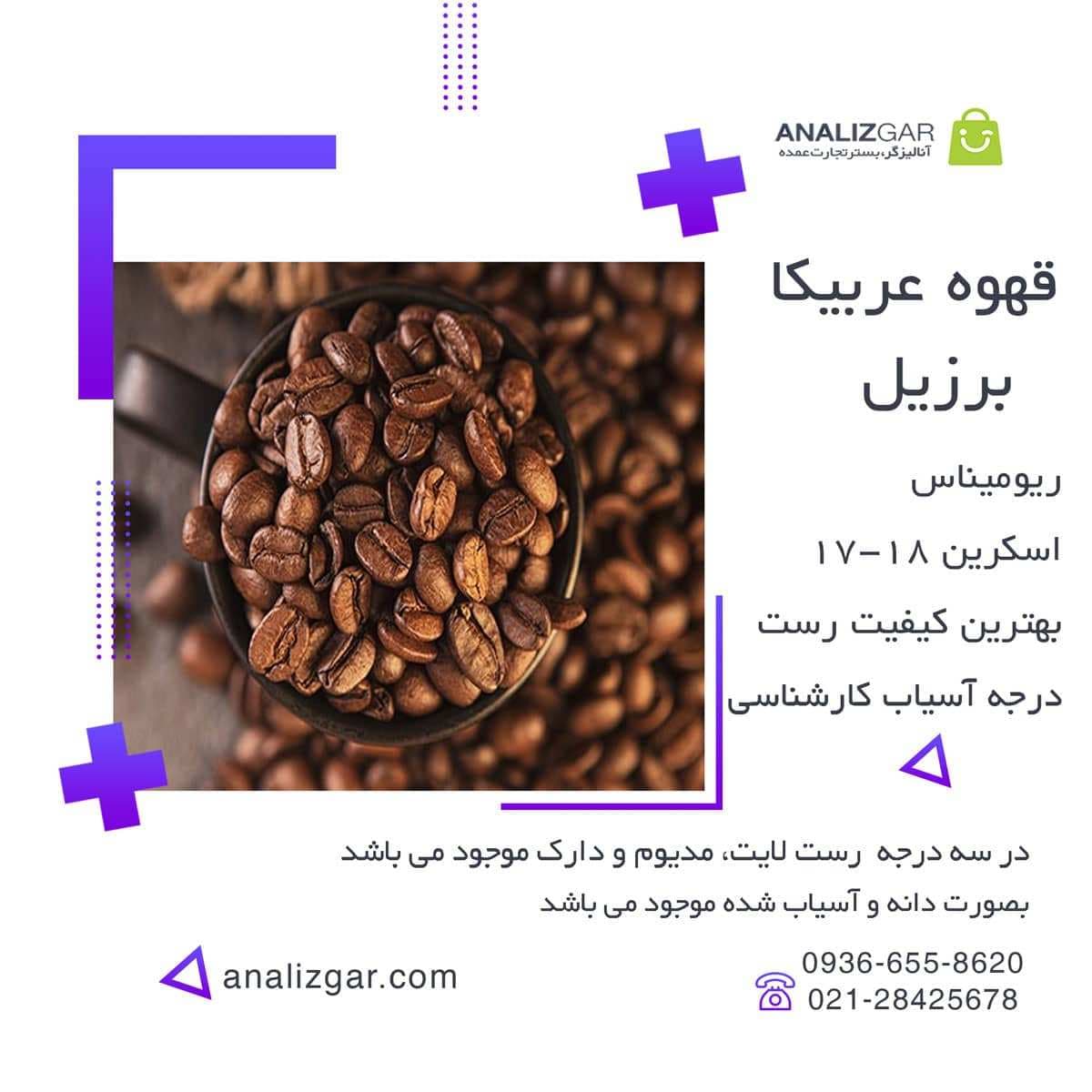 قهوه عربیکا برزیل ریومیناس — تصویر ۳