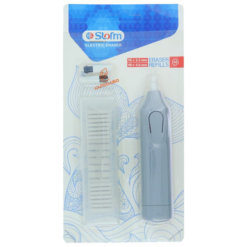 پاک کن برقی 12 عددی دو سایزی مدل HL-381385 استورم