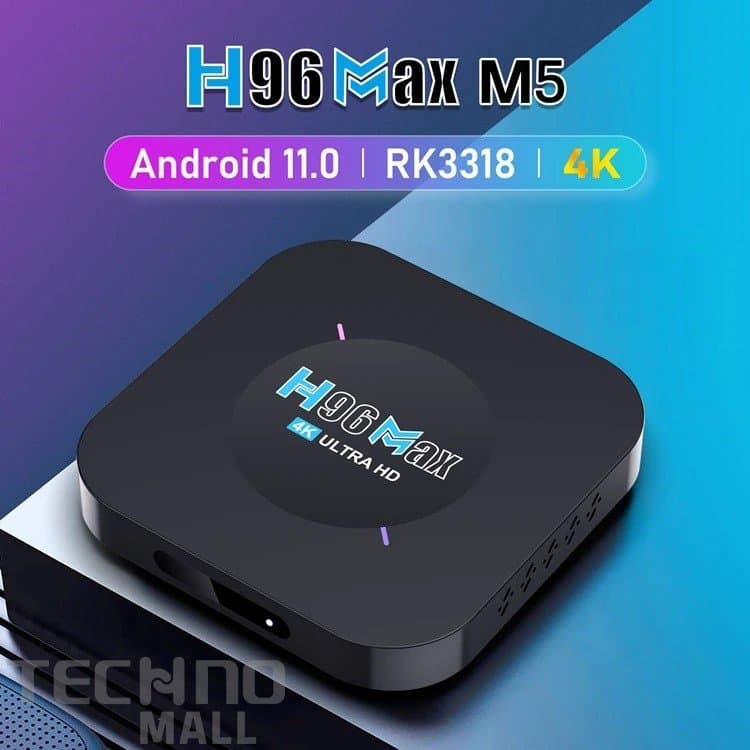 اندروید باکس H96 MAX M5 RK3318 4GB 32GB + هدیه ویژه — تصویر ۴