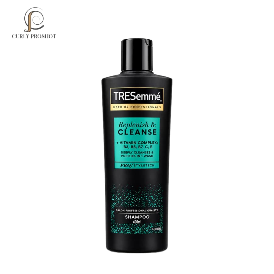 شامپو پاک کننده عمیق کف سر چرب و ساقه خشک ترزمه TRESemme Replenish & Cleanse Shampoo 400ml — تصویر ۳