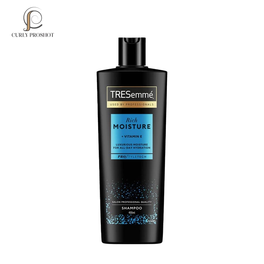 شامپو آبرسان عمیق موهای خشک ترزمه TRESemme Rich Moisture Vitamin E Shampoo 400ml — تصویر ۲