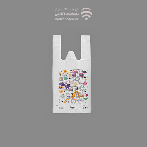 نایلون دسته رکابی طرح دار 40*30 بسته 100 عددی — تصویر ۵