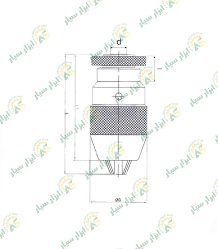 سه نظام دریل آچاری 1-10 میلی متر فلای ایگل FLY EAGLE-J2110-3/8 — تصویر ۵