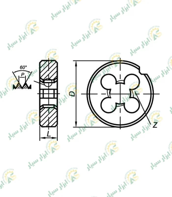 حدیده میلی متر چپ GWG-6101-M-L — تصویر ۳
