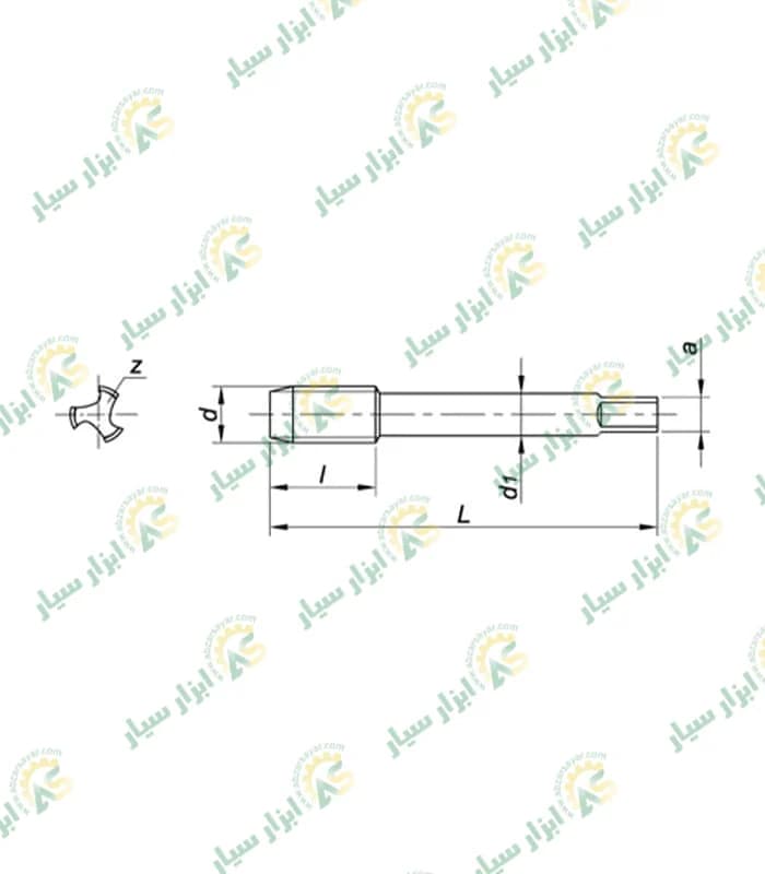 قلاویز ماشینی مستقیم دنده ریز GWG-2503-MF — تصویر ۳