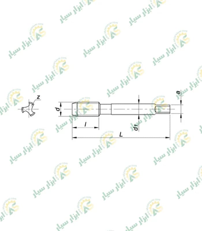 قلاویز دستی میلی متر GWG-110-M-HSSE — تصویر ۳