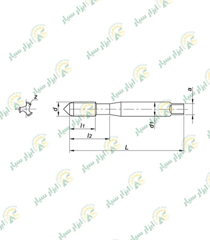 قلاویز ماشینی یک در میان میلی متر GWG-2308-M — تصویر ۳