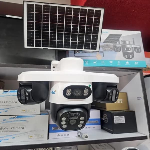 دوربین سیمکارتی سولار هر سه لنز موترایز V380-T12 — تصویر ۲