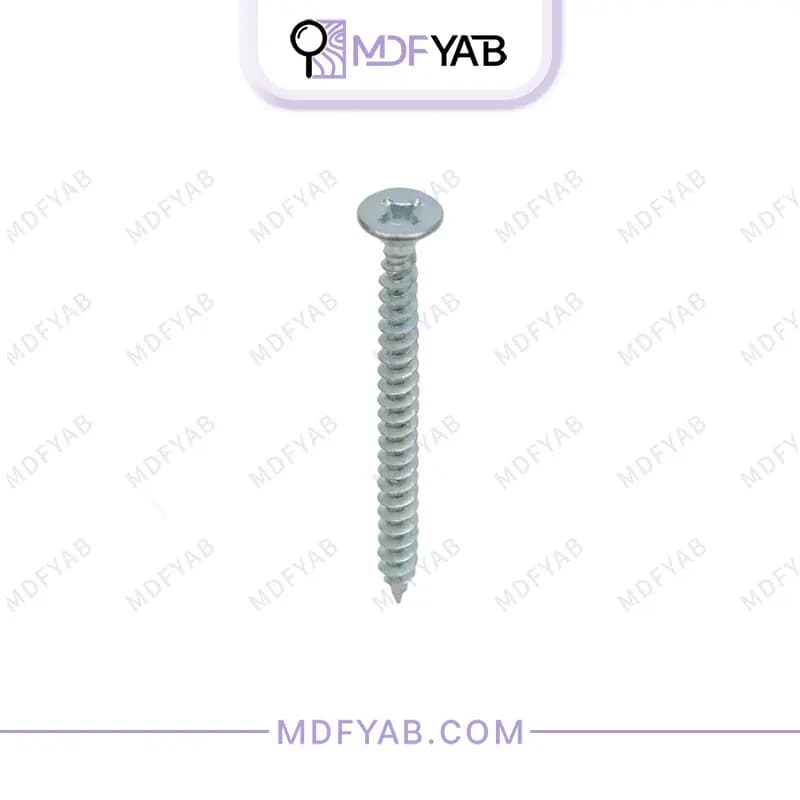 پیچ چوب 70*6 چینی چهارسو بسته 100 عددی