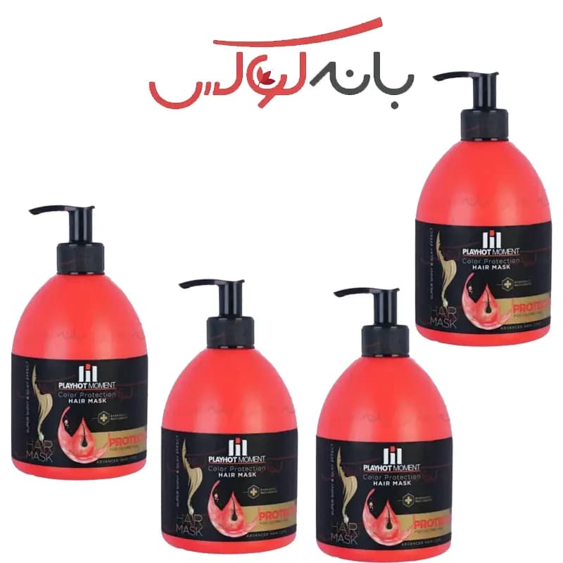 ماسک مو تثبیت رنگ و محافظ مو پلی هات مومنت — تصویر ۲