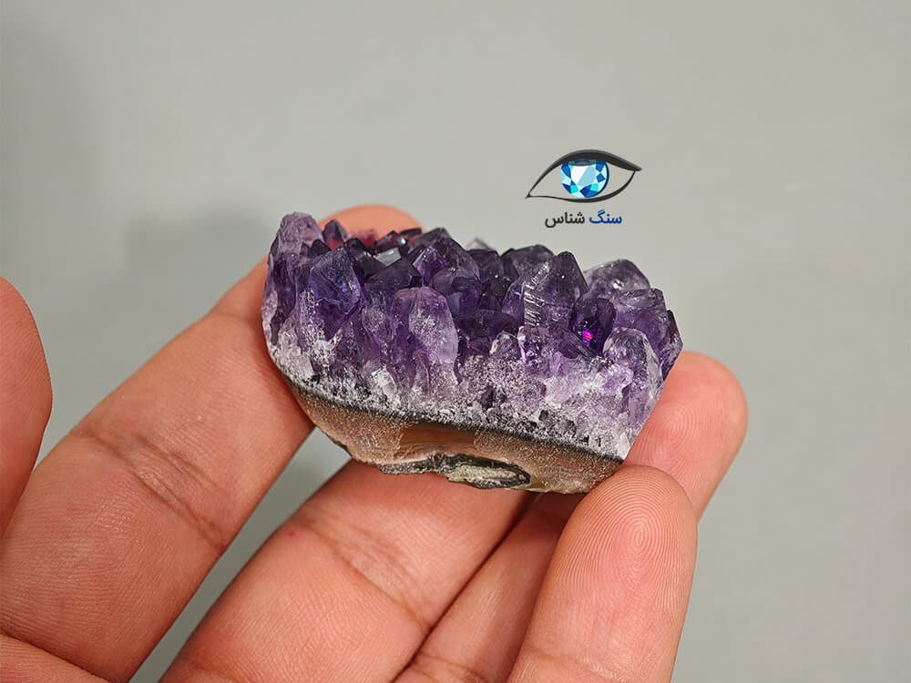 راف آمیتیست طبیعی 42 گرم — تصویر ۳
