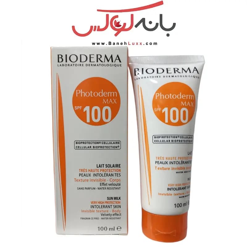 ضد آفتاب بیودرما SPF 100 مدل فتودرم مکس 100 میل بی رنگ