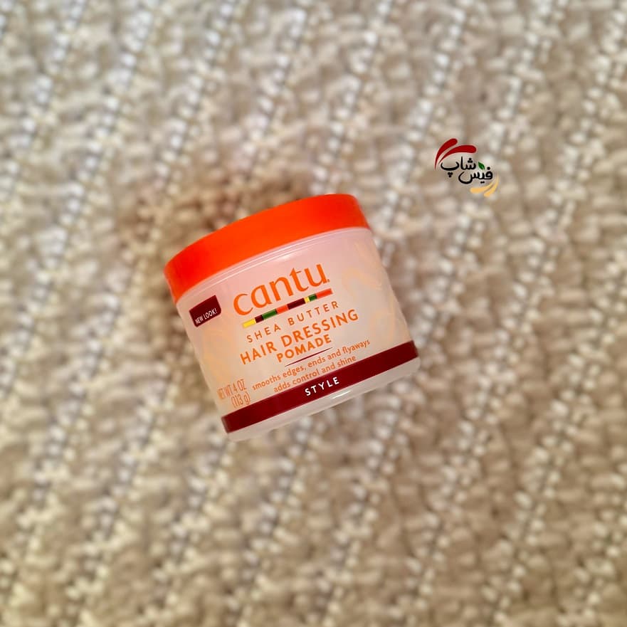 پماد حالت دهنده و ضد وز قوی مو کنتو Cantu Hair Dressing Pomade with Shea Butter 113g — تصویر ۲